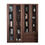 Thumbnail: Black Walnut Wood Bookcase in White Background