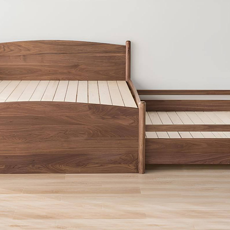 Black Walnut Trundle Bed | Wood Furniture