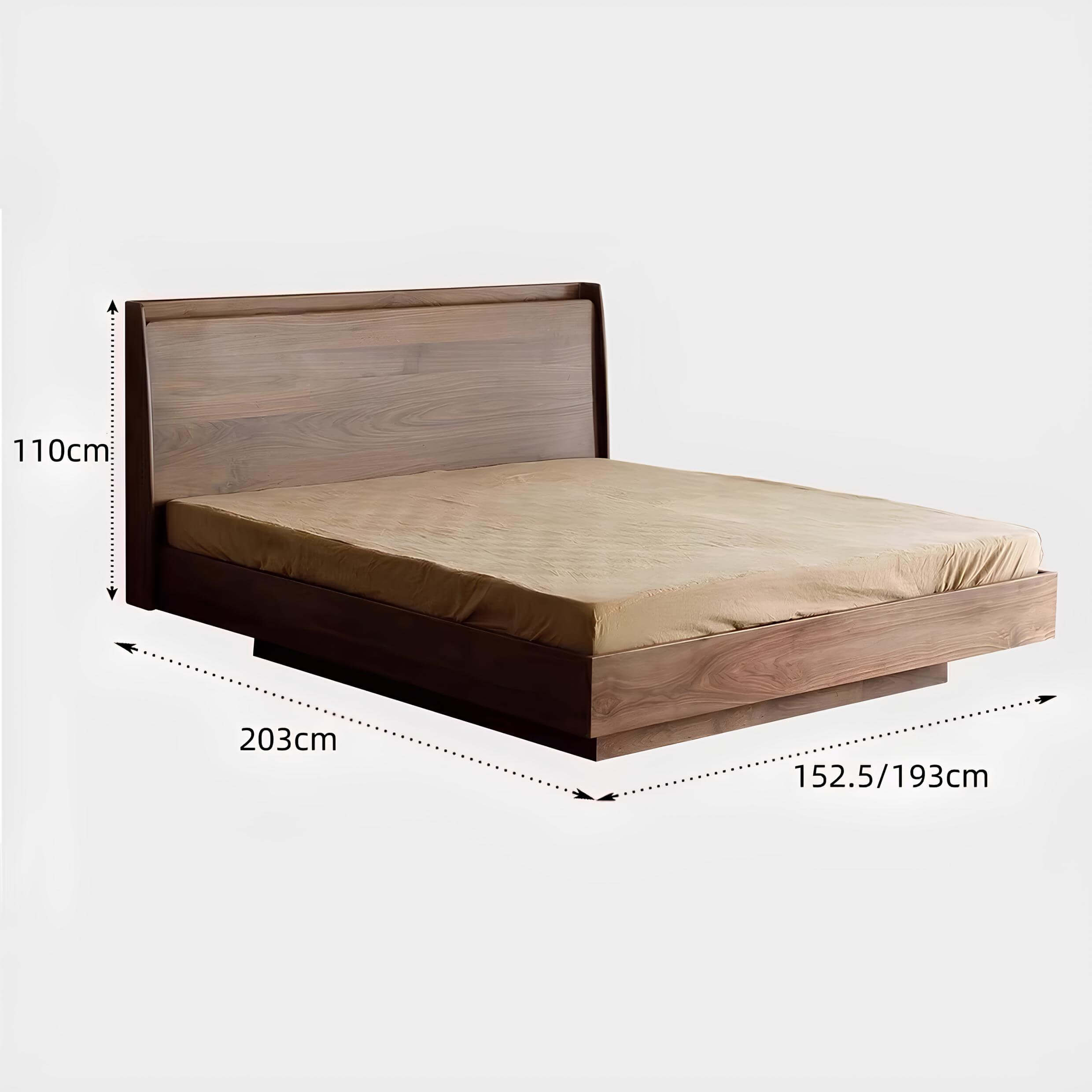 Black Walnut Bed | Wood Furniture