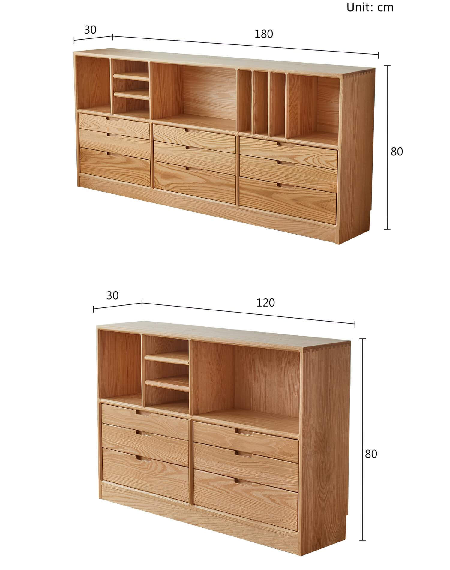 Oak Bookcase | Wood Furniture