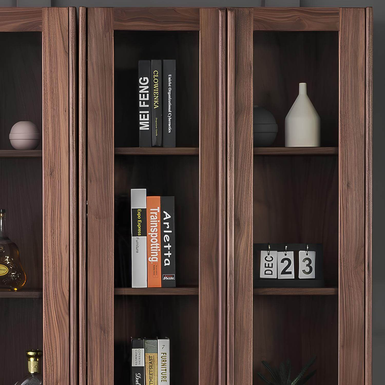 Black Walnut Wood Bookcase | Wood Furniture