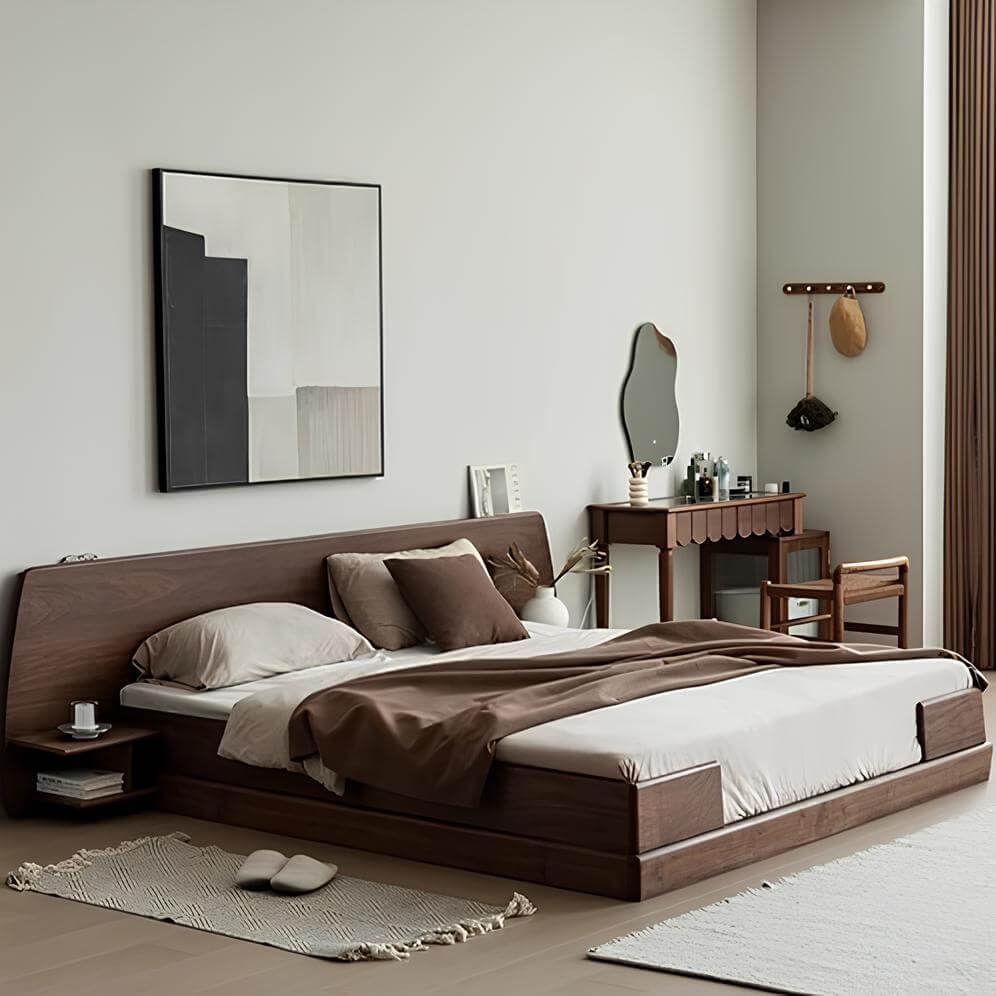 Black Walnut Bed | Wood Furniture