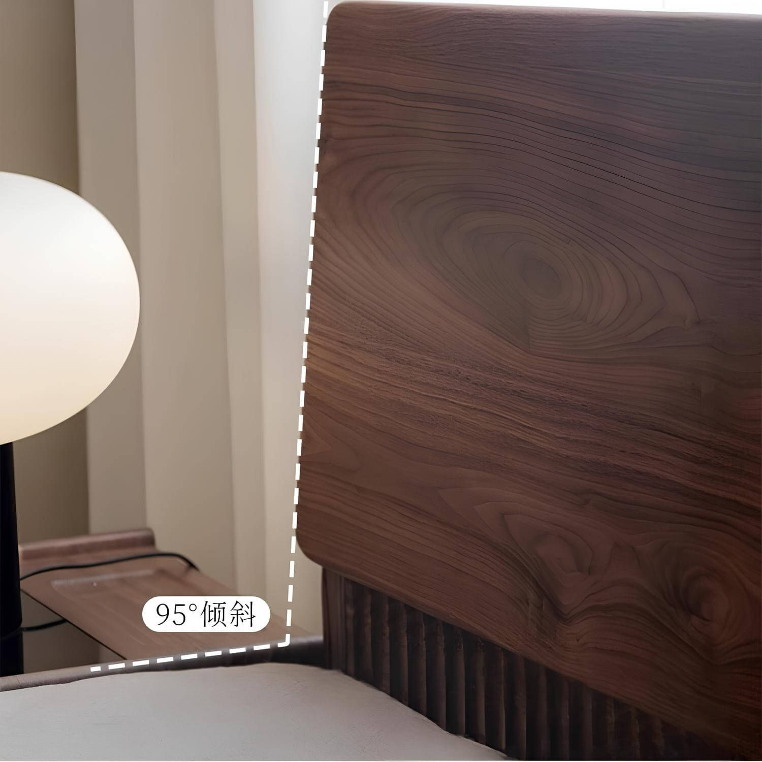 Black Walnut Bed | Wood Furniture