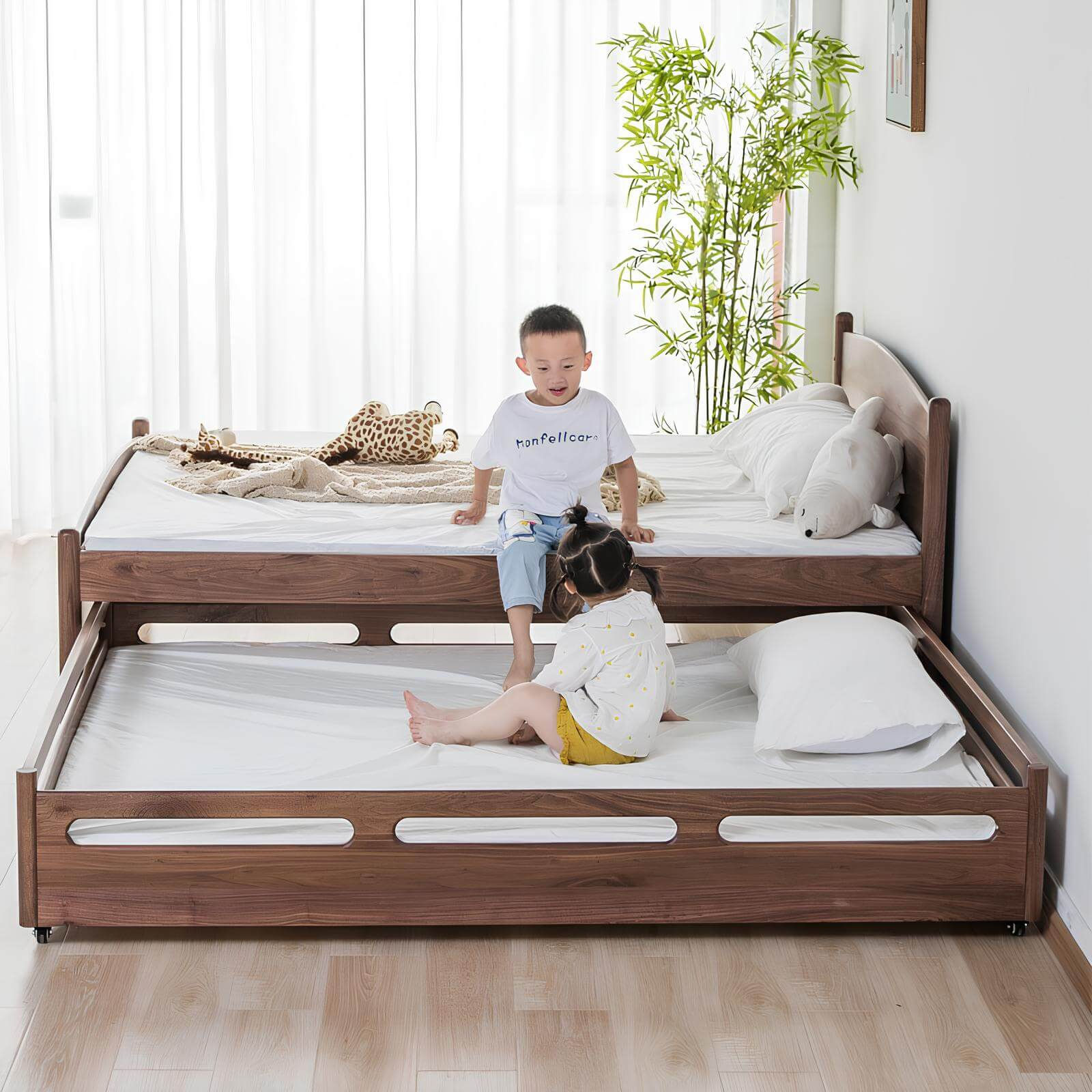 Black Walnut Bed in the Bedroom