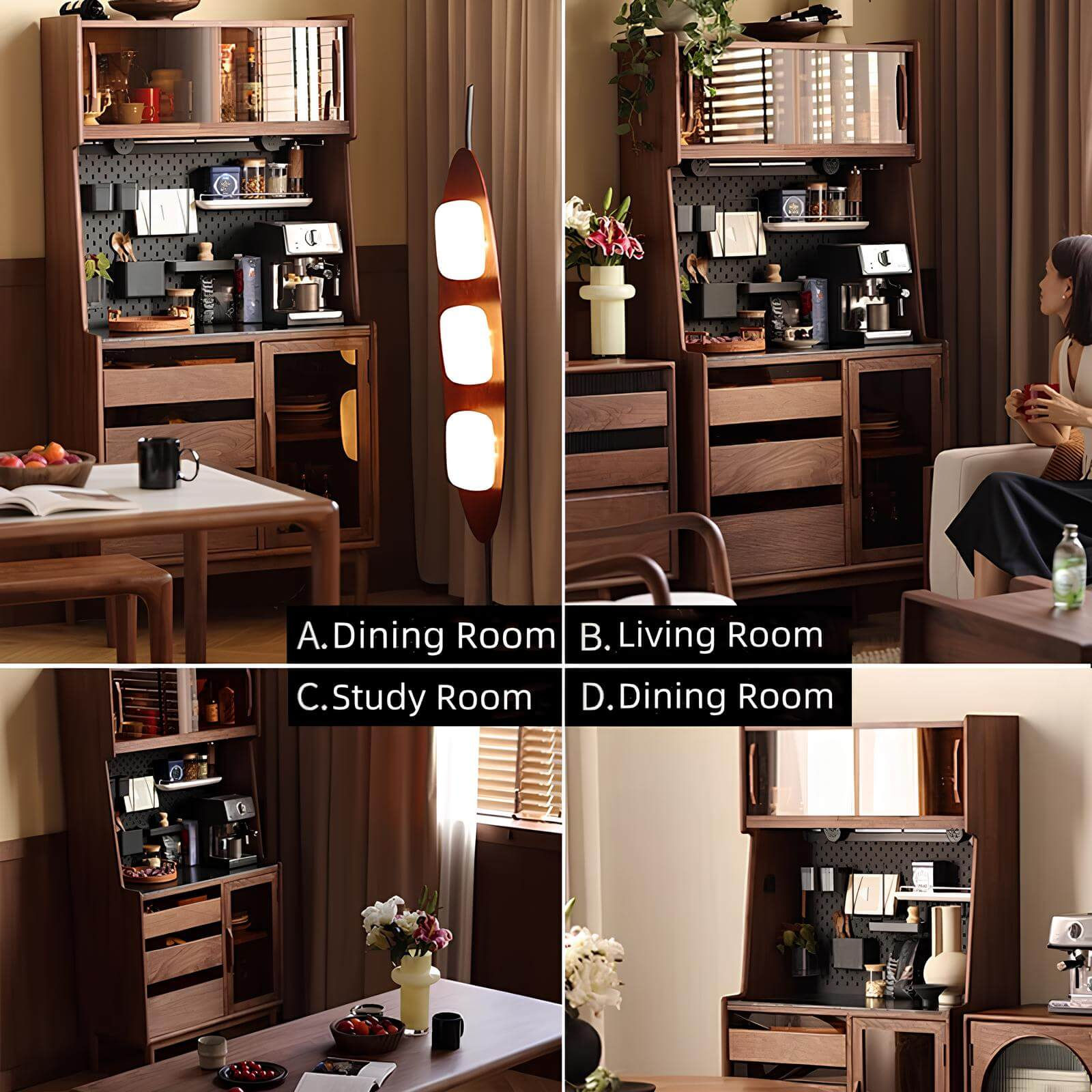 Wood Cabinet in Different Occasions