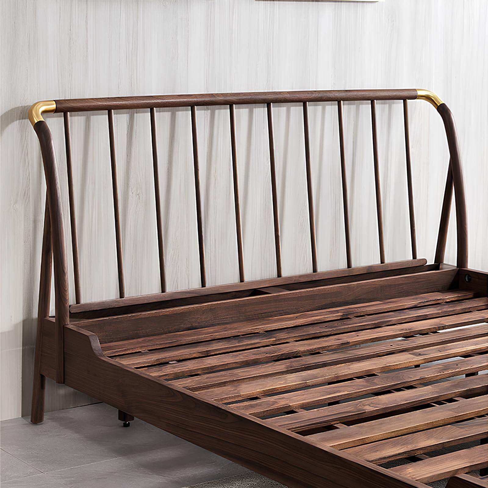 Black Walnut Bed in the Bedroom Bedframe