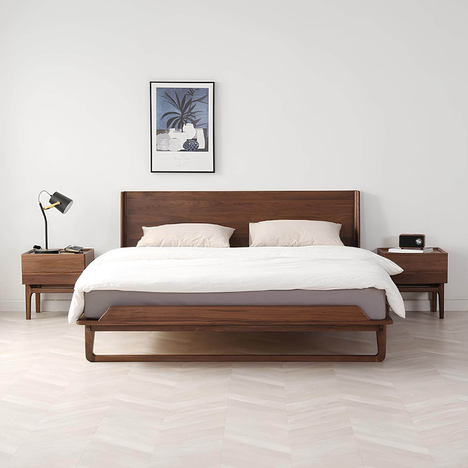 Black Walnut Bed | Wood Furniture