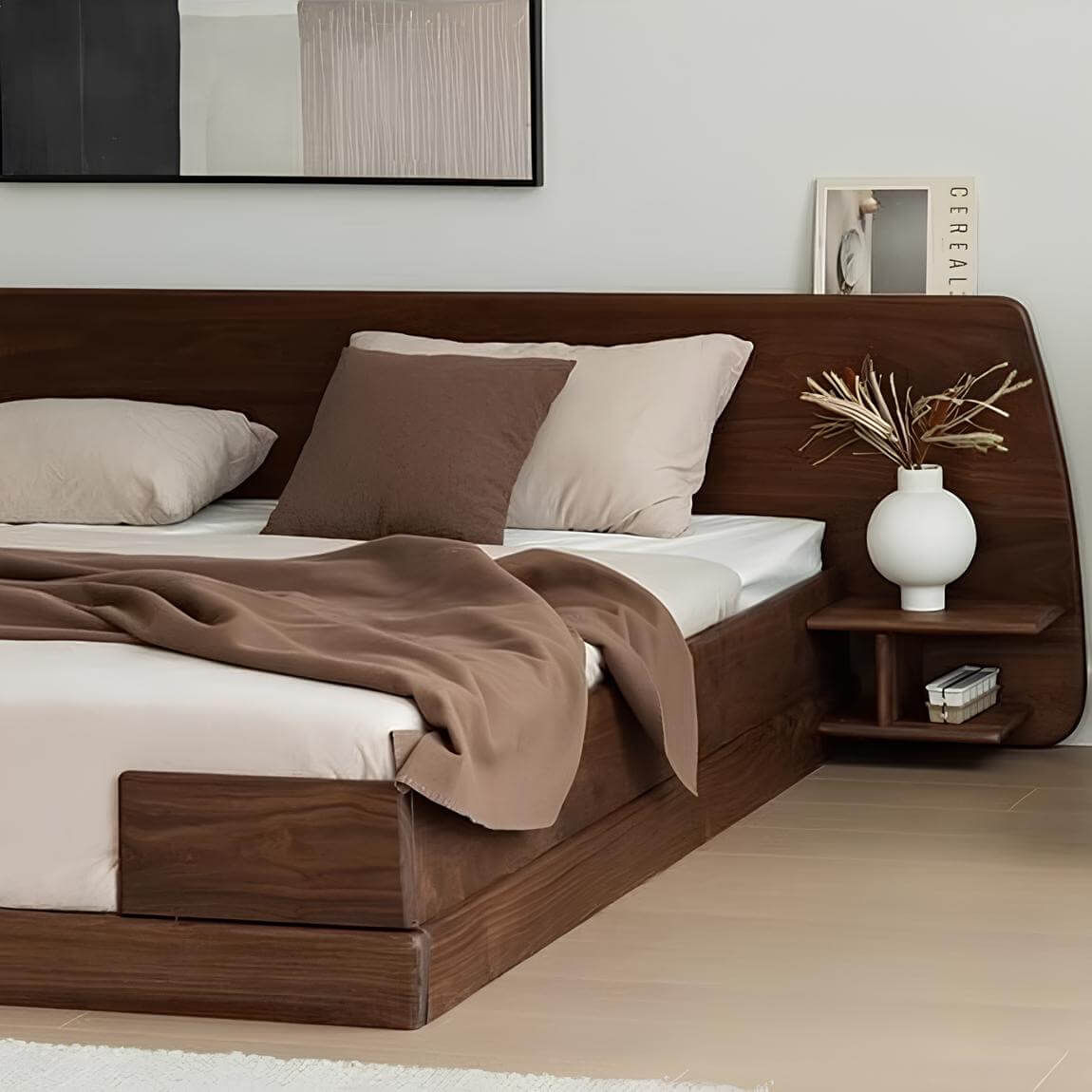 Black Walnut Bed | Wood Furniture