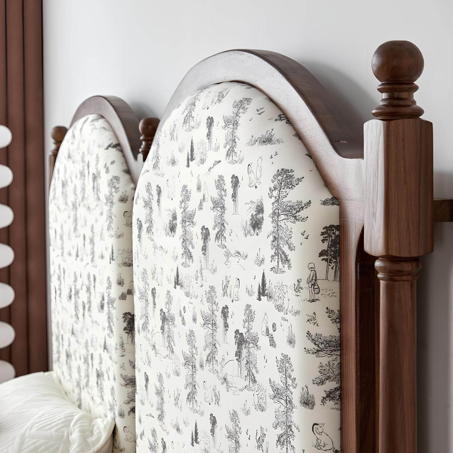 Black Walnut Bed | Wood Furniture