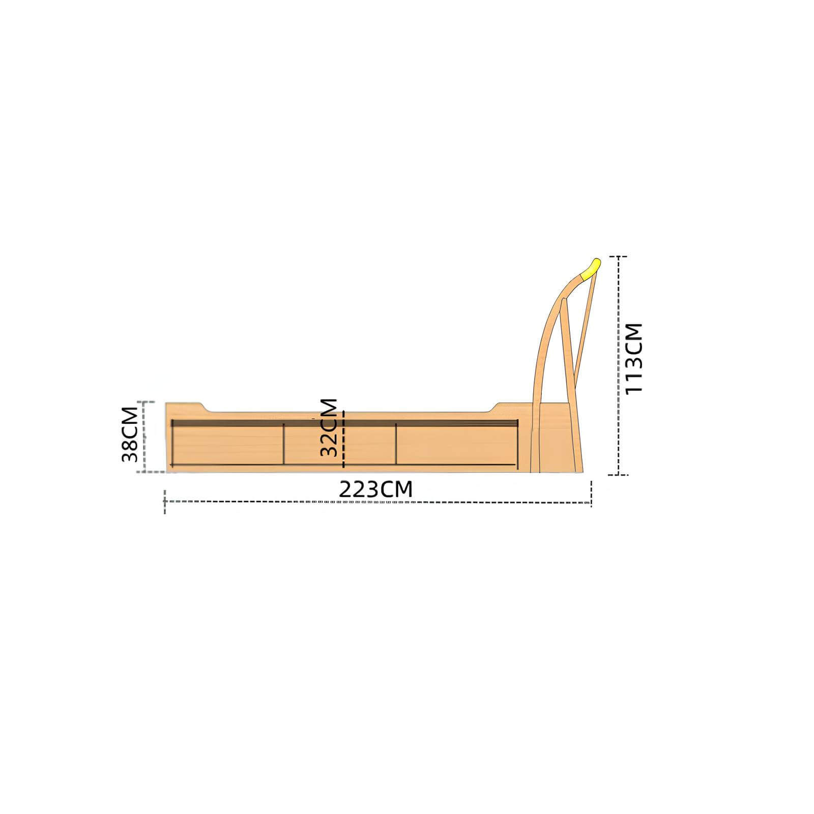 Black Walnut Bed Size