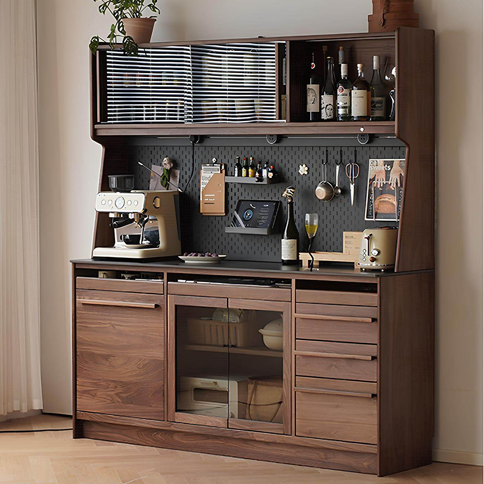 Wood Cabinet for Kitchen in the Room