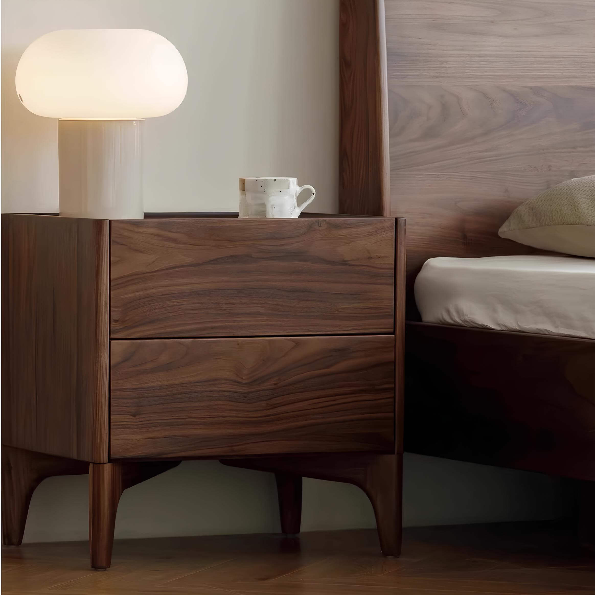 Black Walnut Bed | Wood Furniture