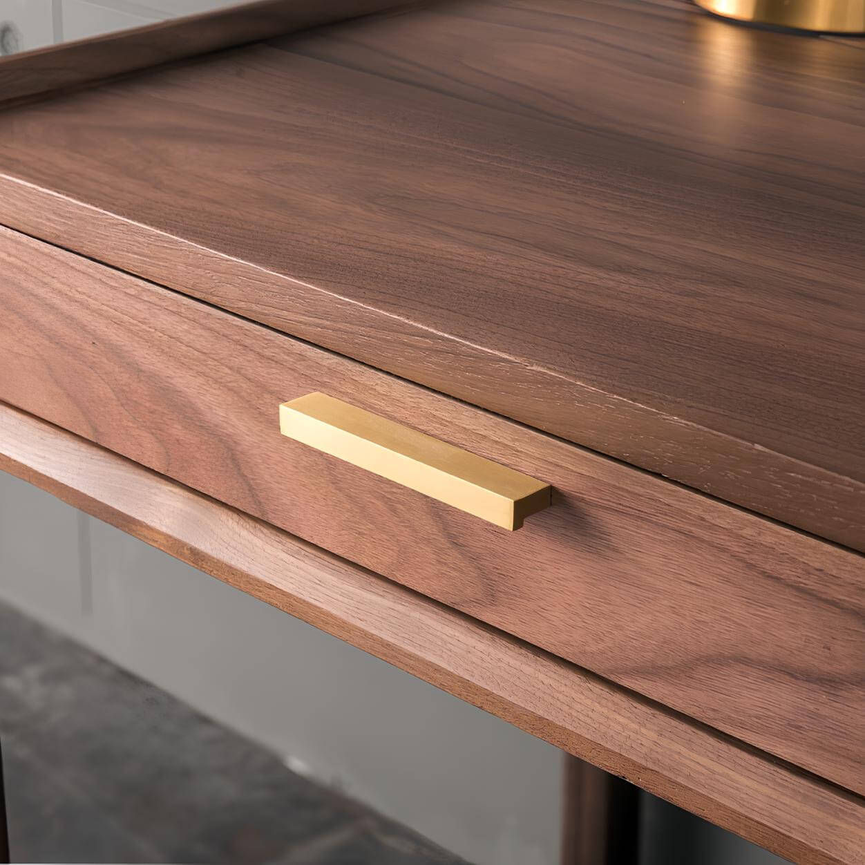 Walnut Desk with Drawers | Wood Furniture