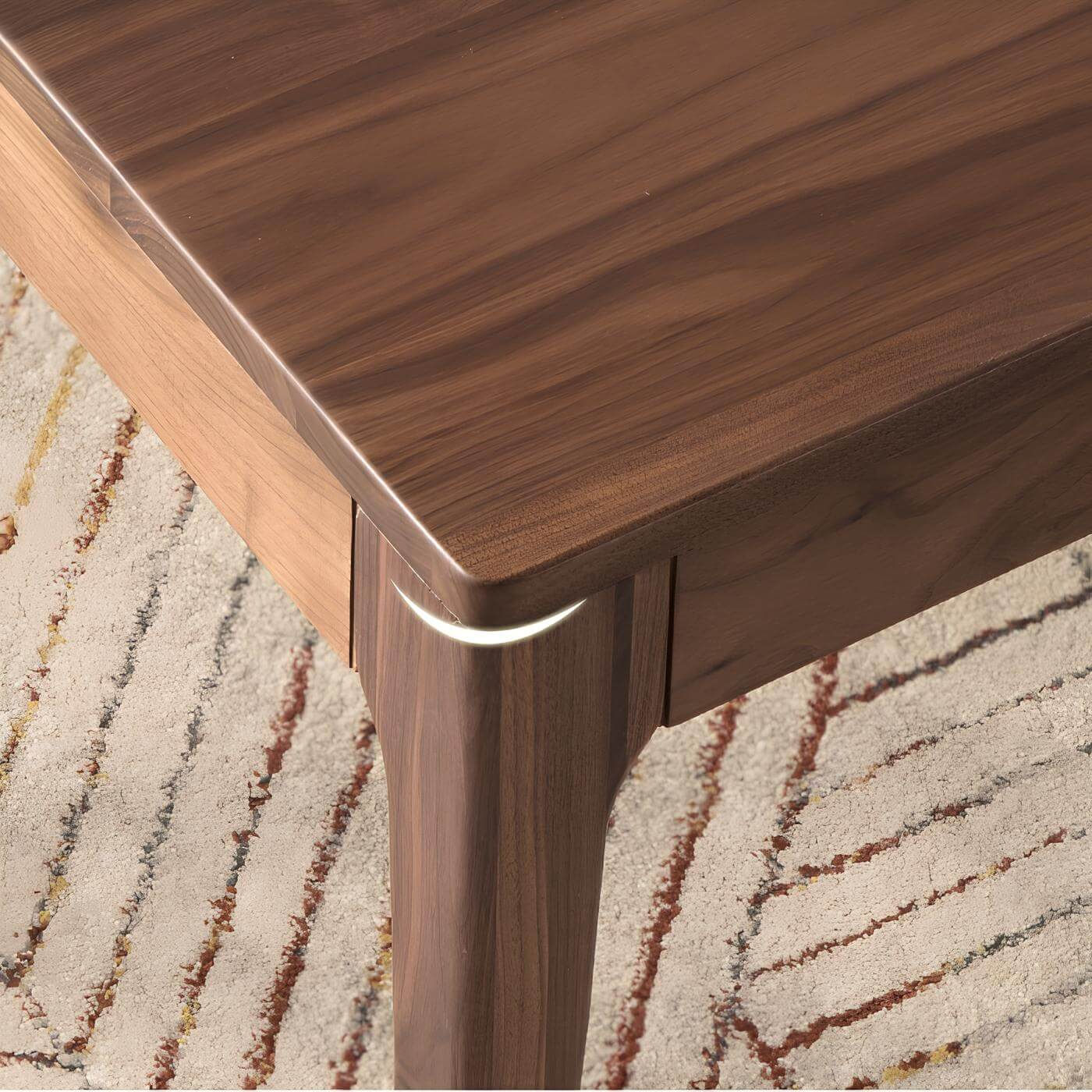 Black Walnut Desk with Drawers | Wood Furniture