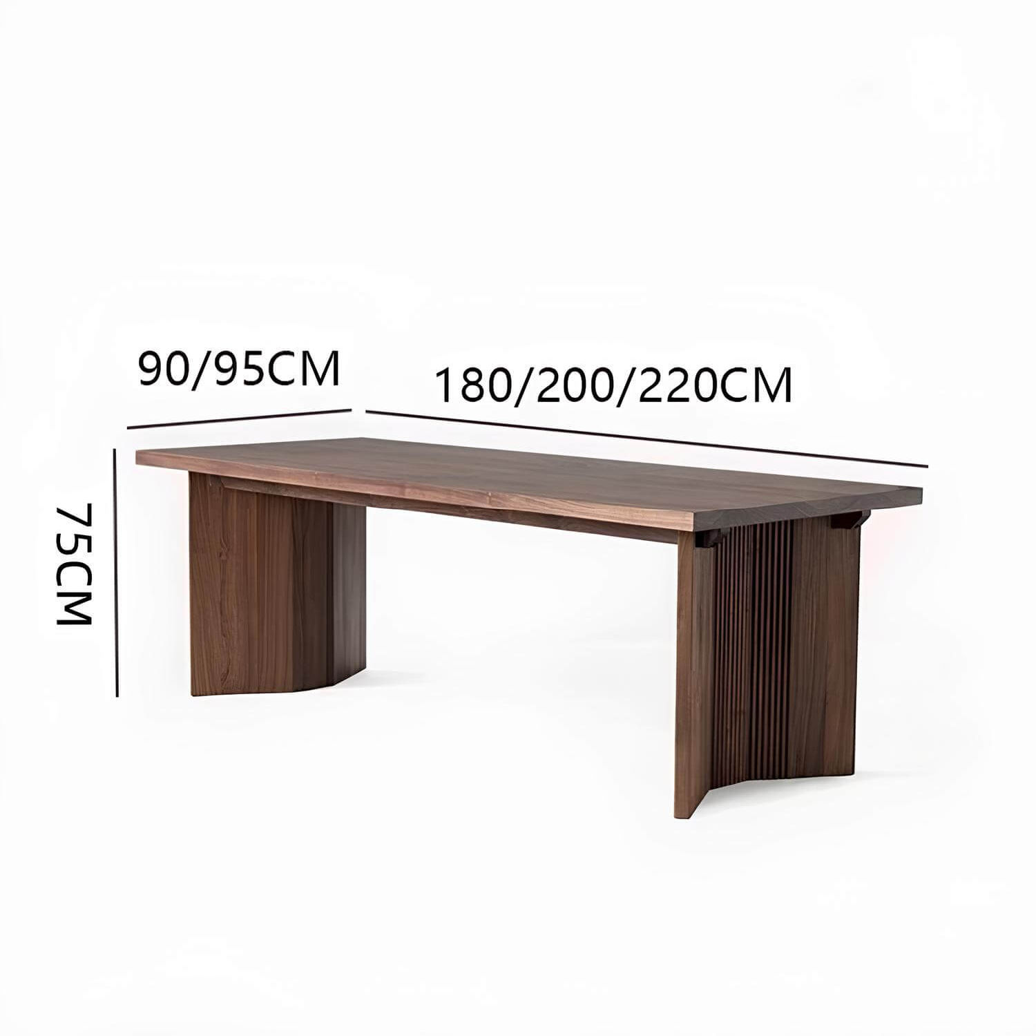 Rectangle Walnut Dining Table | Wood Furniture