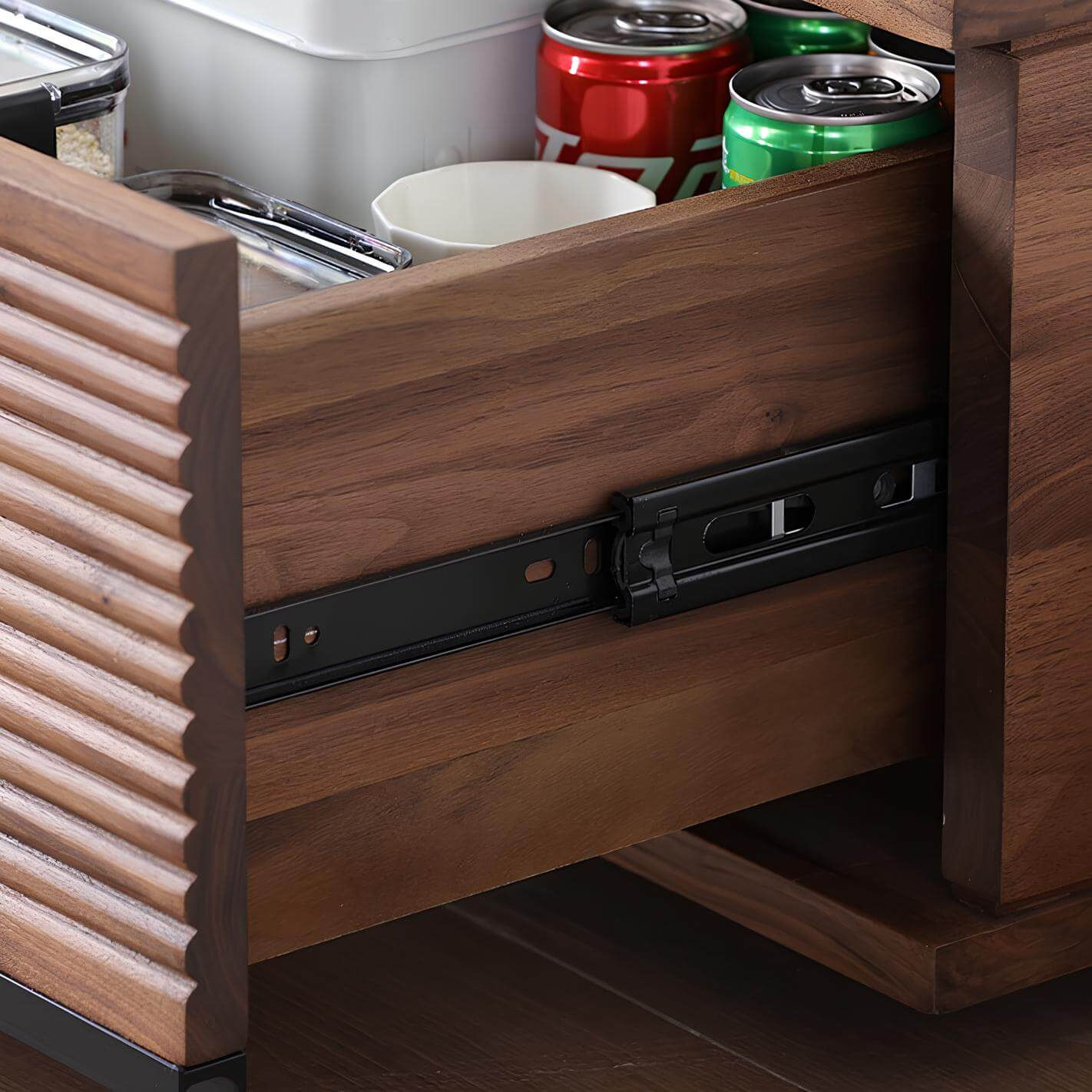 Black Walnut TV Stand | Wood Furniture