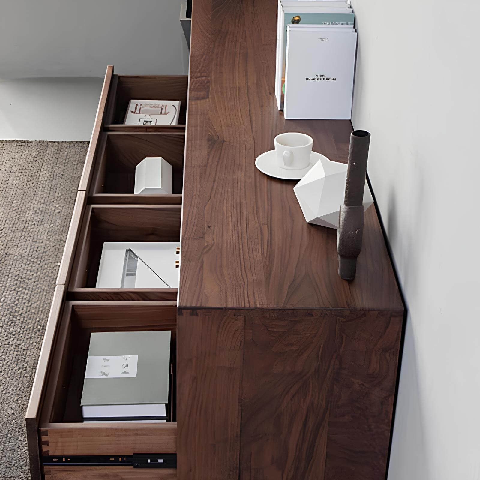 Black Walnut TV Stand | Wood Furniture