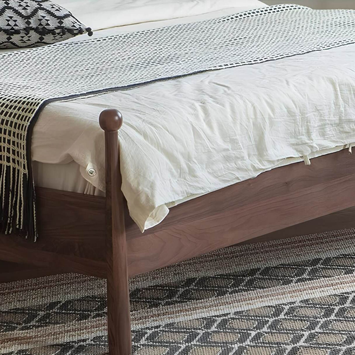 Black Walnut Bed | Wood Furniture