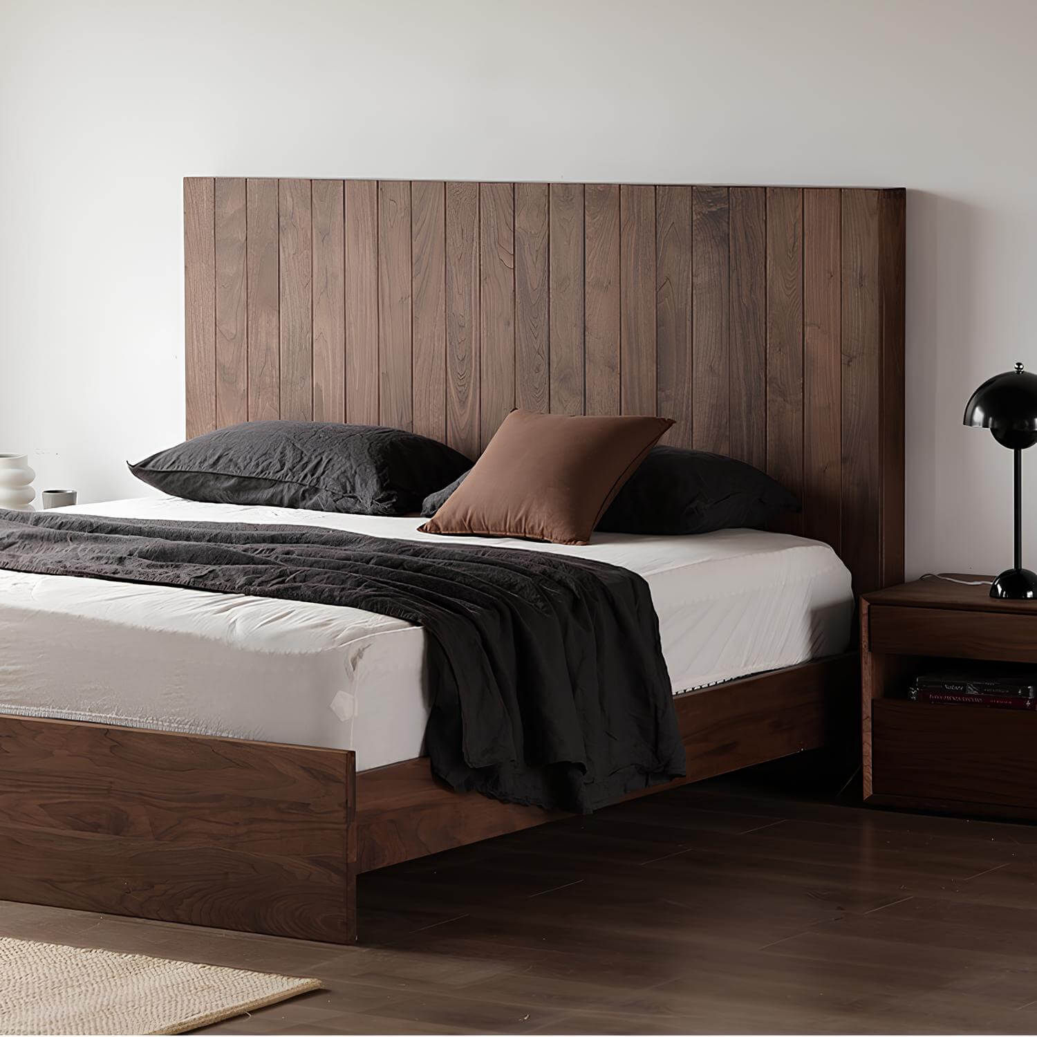 Black Walnut Bed | Wood Furniture