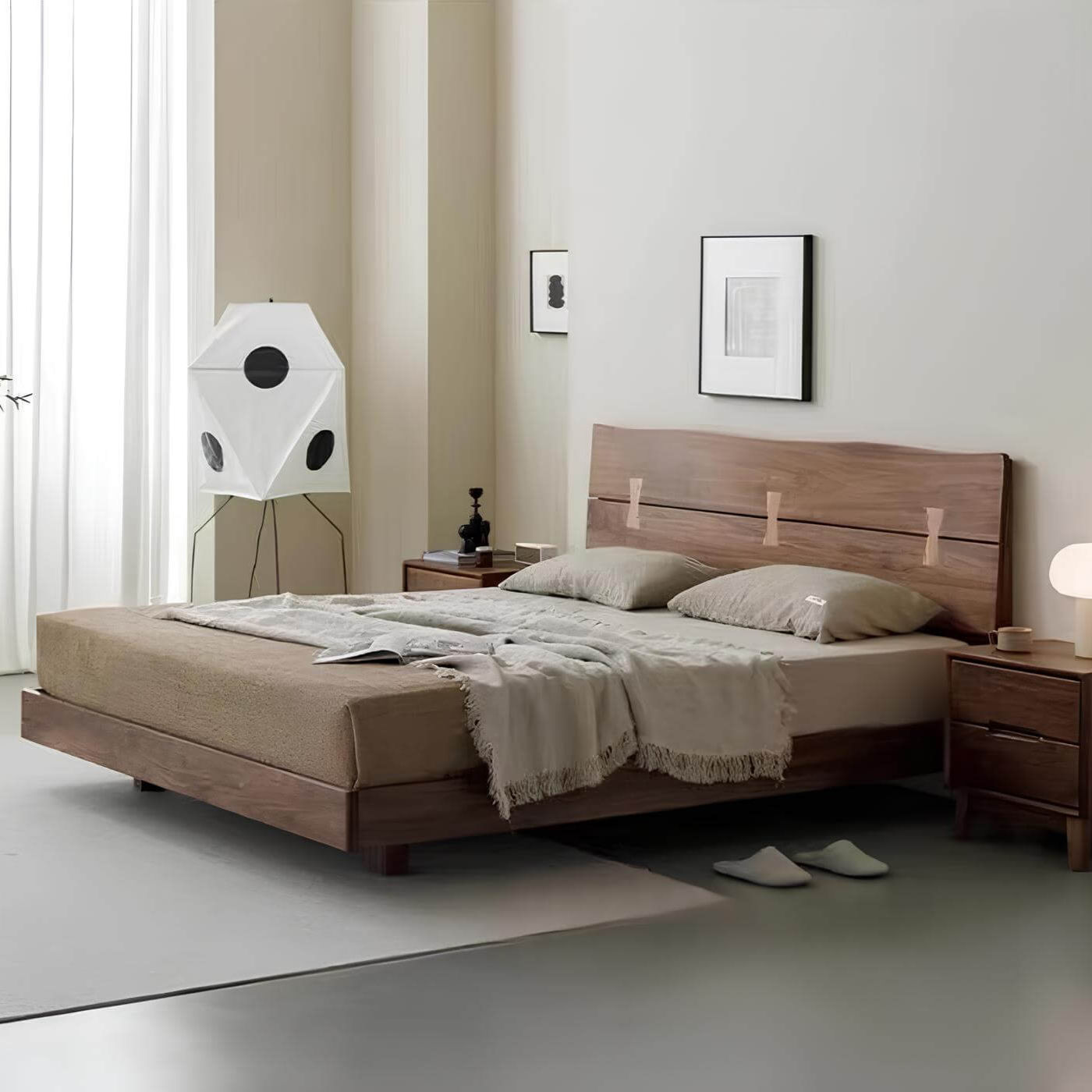 Black Walnut Bed | Wood Furniture
