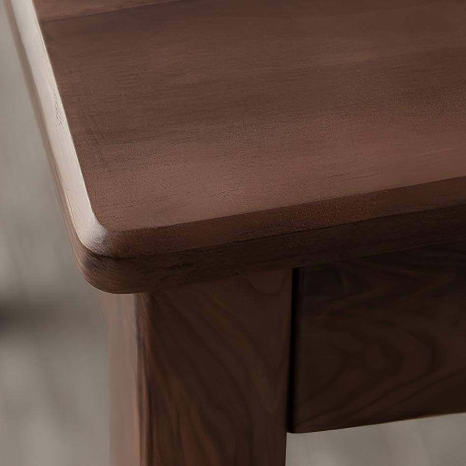 Black Walnut Desk with Drawers | Wood Furniture