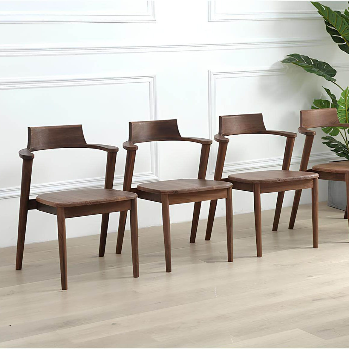 Wood Desk Chair with Armrest | Wood Furniture
