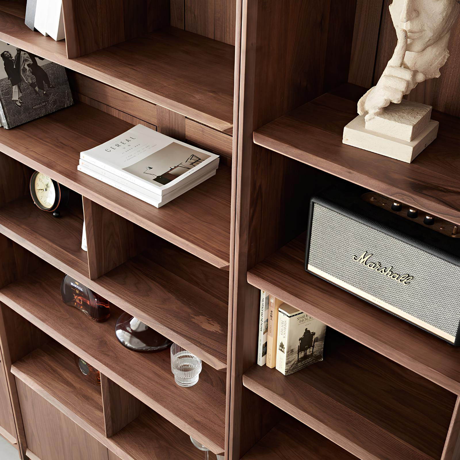 Walnut Bookshelf Shelves