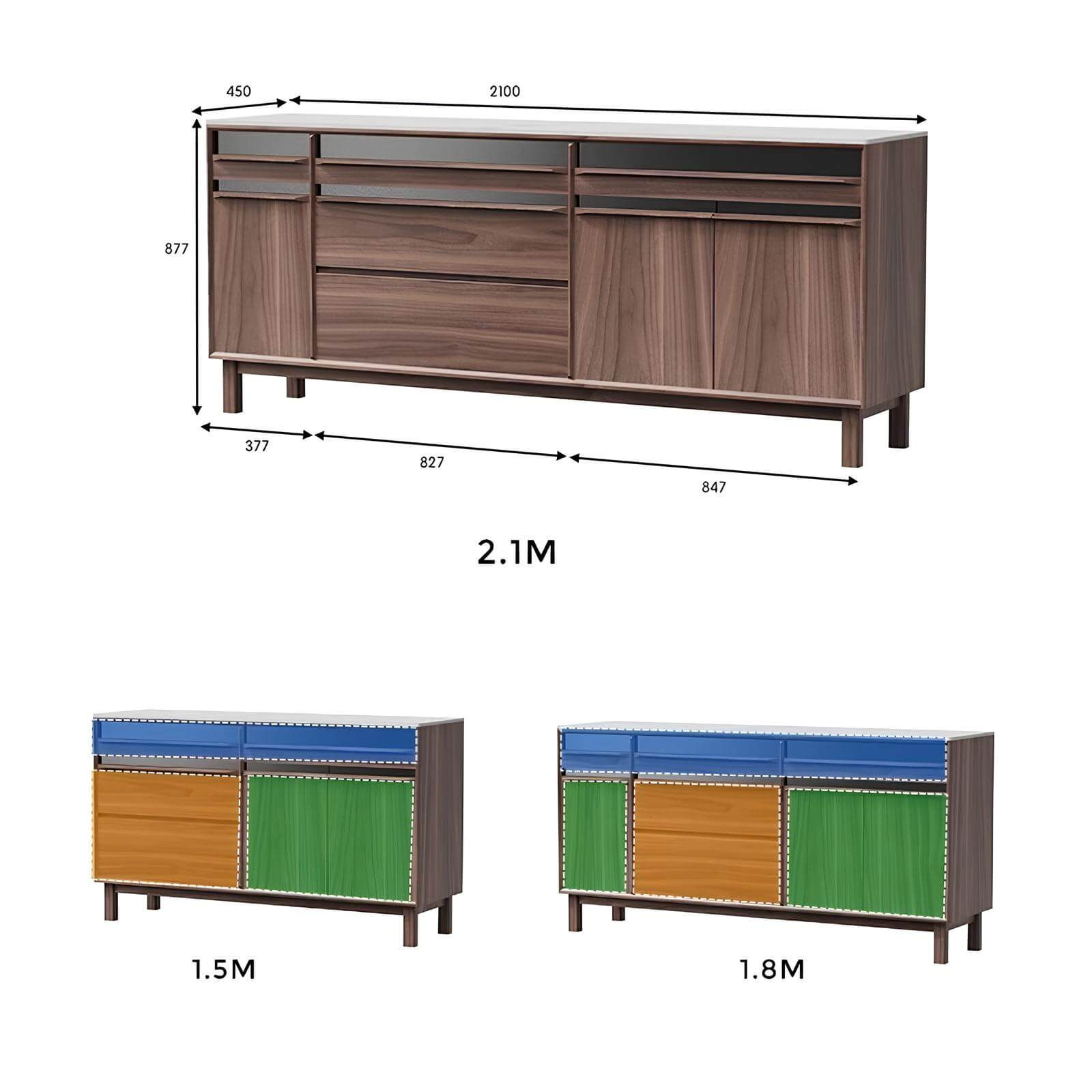 Wood Kitchen Cabinet in the Room Size