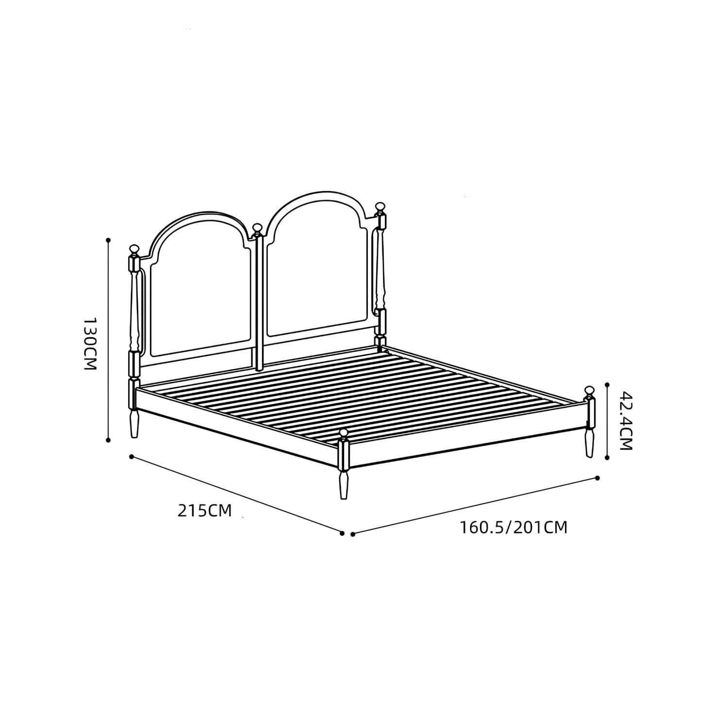 Black Walnut Bed | Wood Furniture