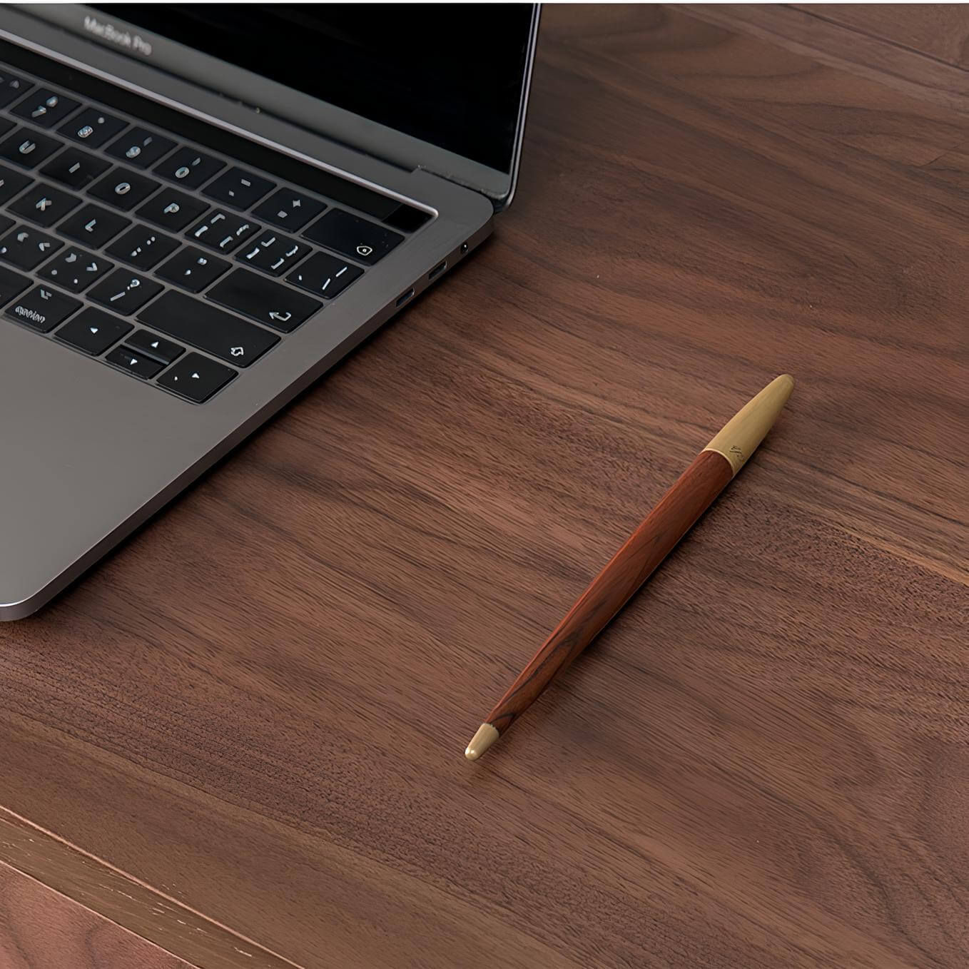 Walnut Desk with Drawers | Wood Furniture