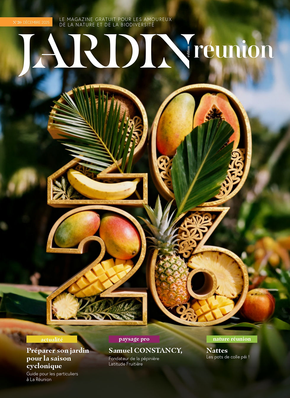 Jardin reunion - janvier 2026 - conseils saison cyclonique