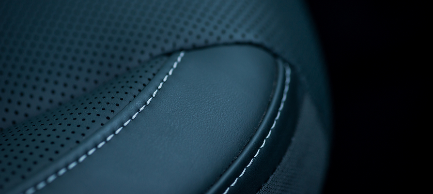 black car seat cushion