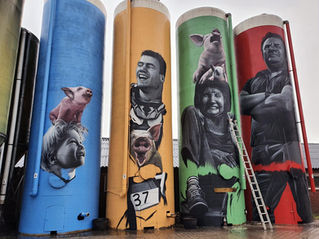 Silo Art: van grijze silo naar indrukwekkend kunstwerk
