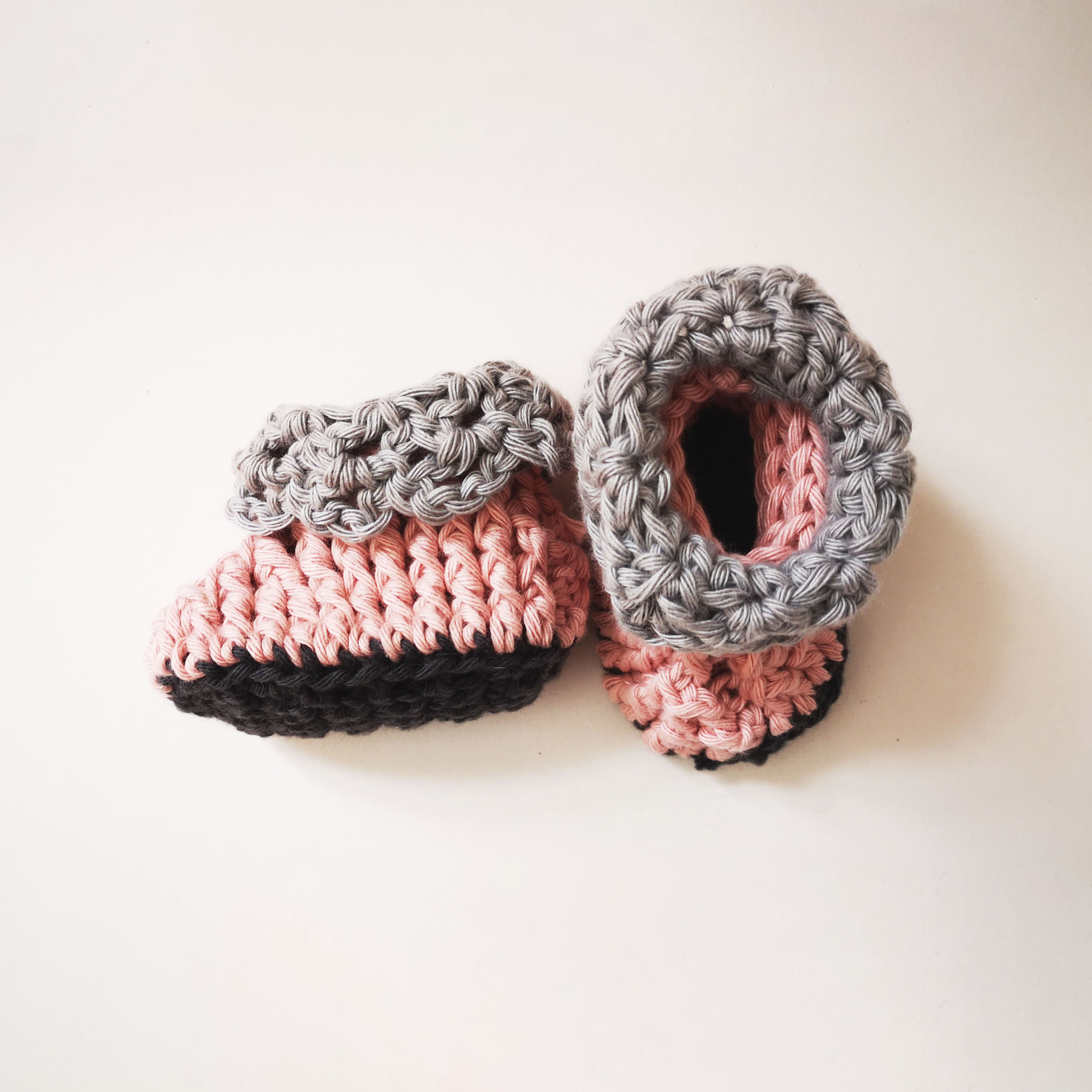 Handmade Crochet Baby Booties