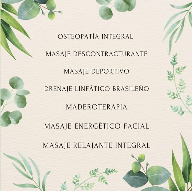 osteopatía bormujos masaje quiromasaje masaje energetico relajante maderoterapia drenaje linfático