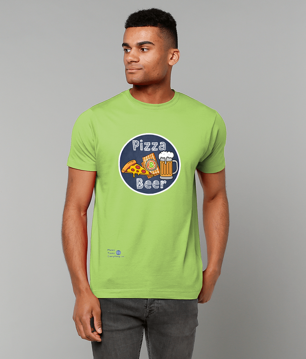 Thumbnail: 'Pizza & Beer' Unisex T-Shirt