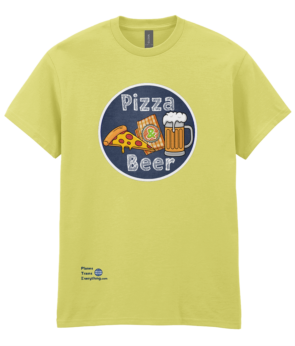 Thumbnail: 'Pizza & Beer' Unisex T-Shirt