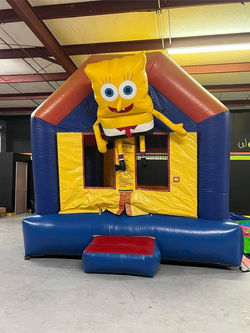 SpongeBob themed bounce house