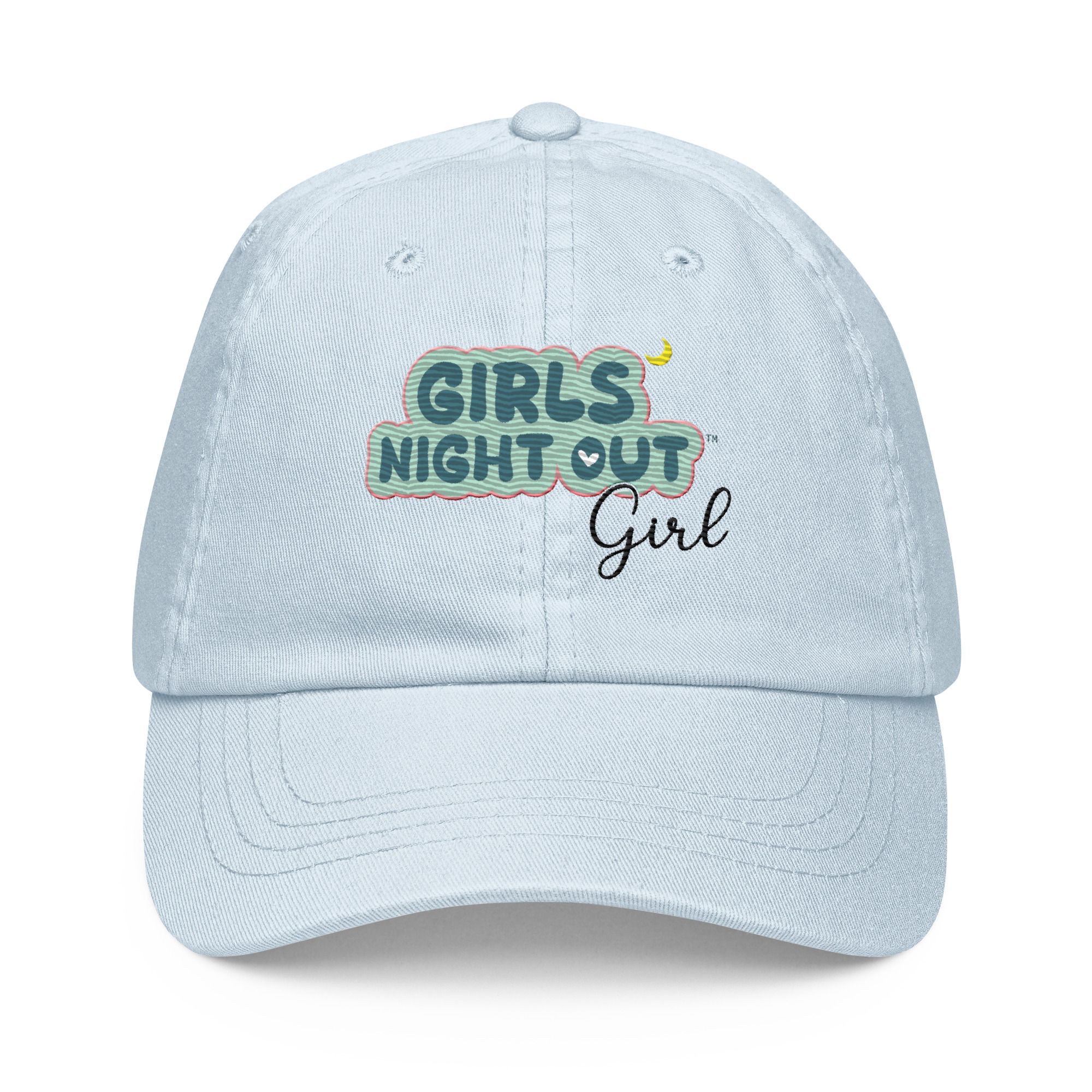 Mint Pastel Baseball Cap - Girls Night Out 'Girl' Logo