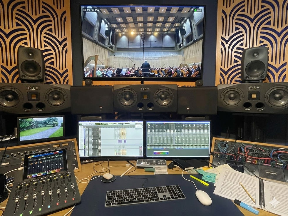 Oakleigh Studio Remote Recording Session with RNSO, Glasgow