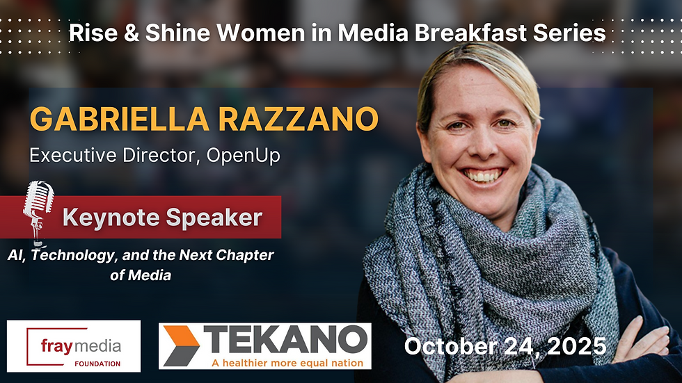 Rise & Shine Women in Media Breakfast Series Comes to Cape Town