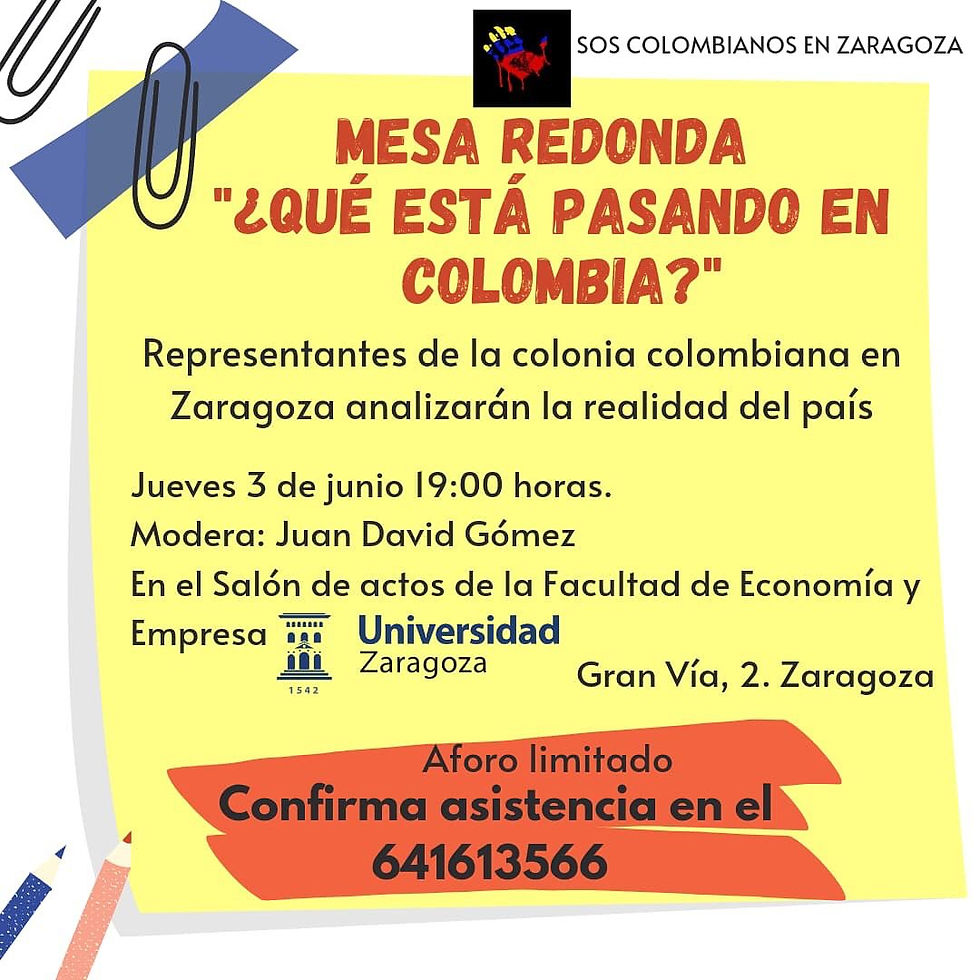 Mesa redonda ¿ Que esta pasando en Colombia ?