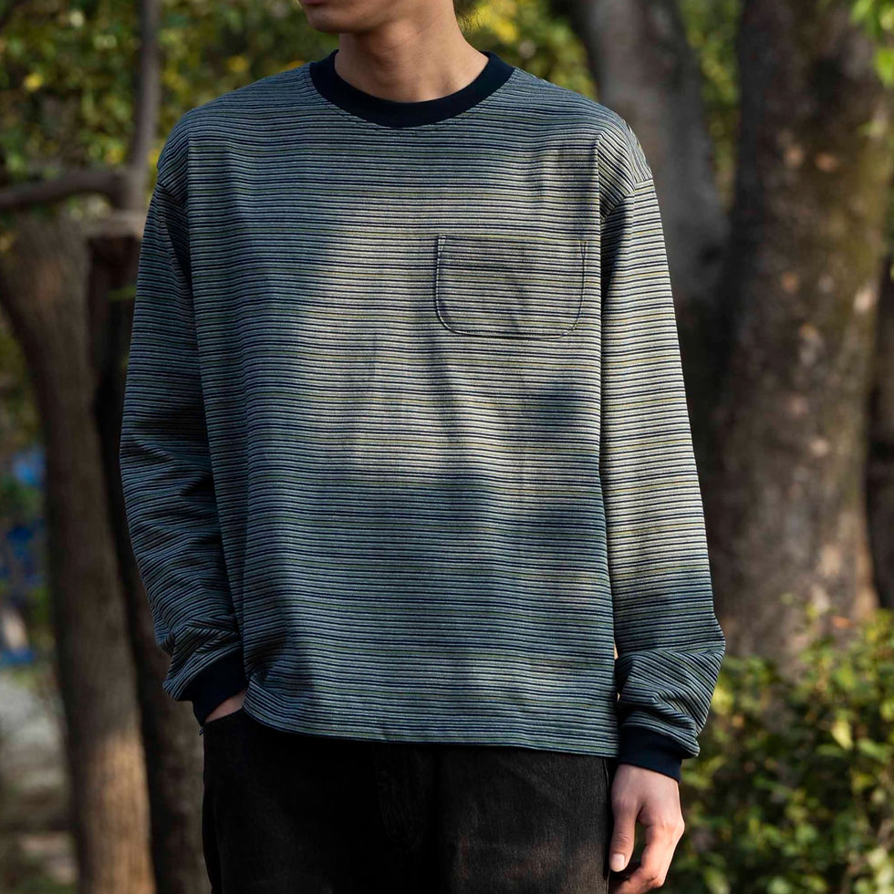 サムネイル： "Green Jay L/S Tee"  CHEERFUL WEDNESDAY