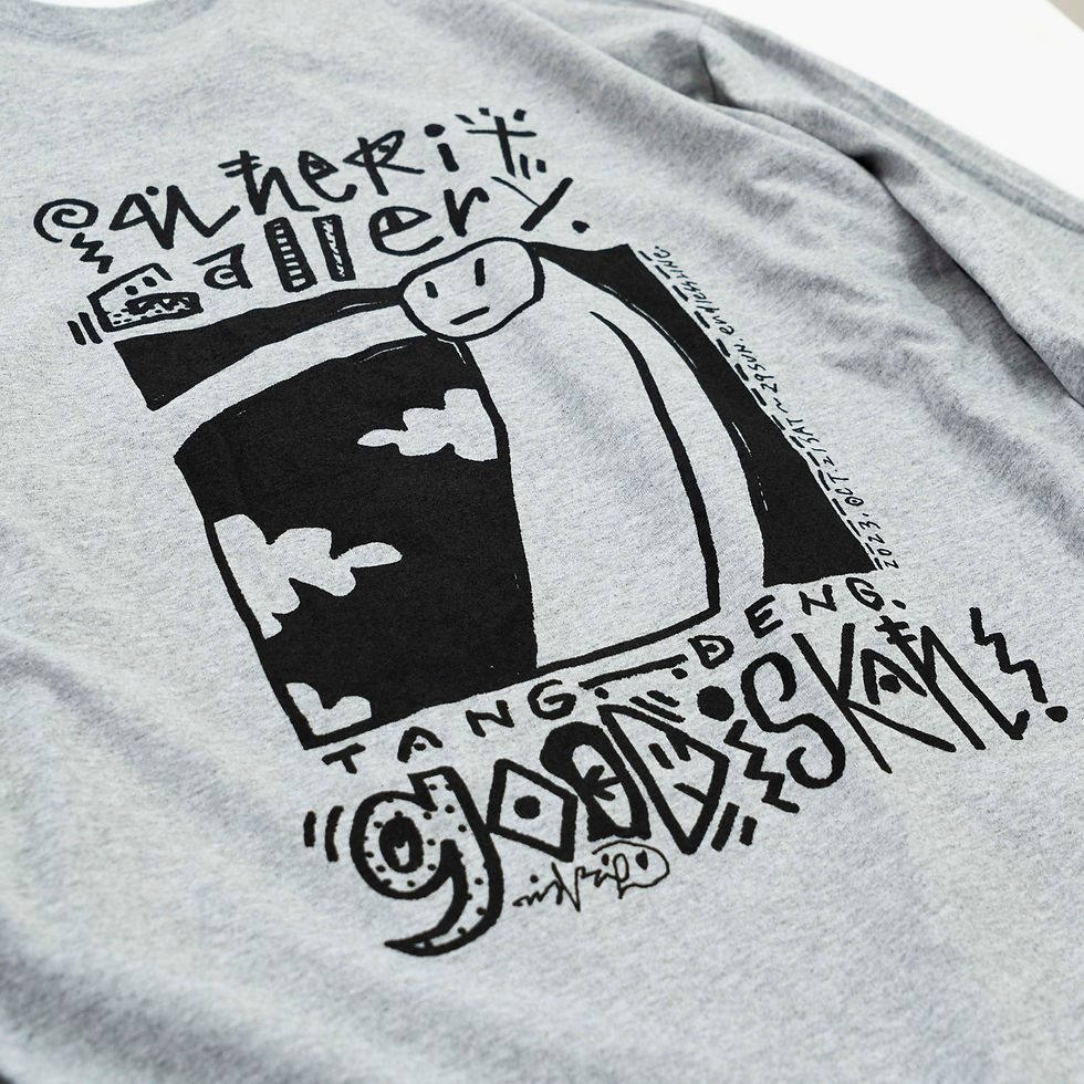 サムネイル： "GOODISKAH" Long Sleeve Pocket T-Shirt / SPORTS GRAY