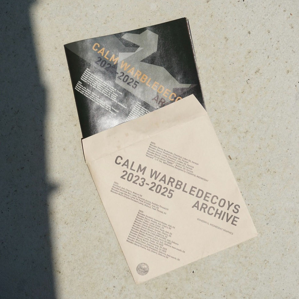 サムネイル： "2023-2025 ARCHIVE" CALM WARBLE DECOYS