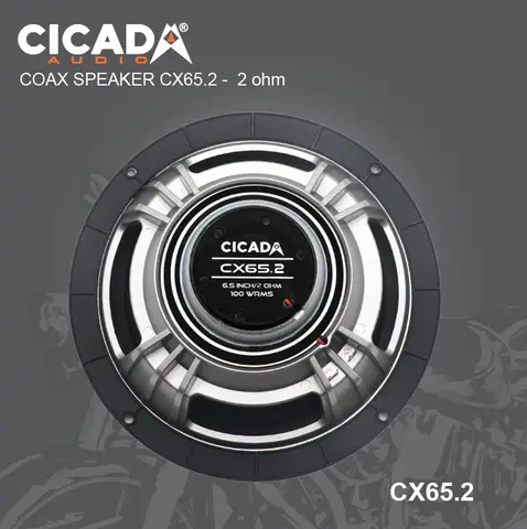 Thumbnail: Cicada Coax Speakers 6.5" (2Ω and 4Ω) Pair