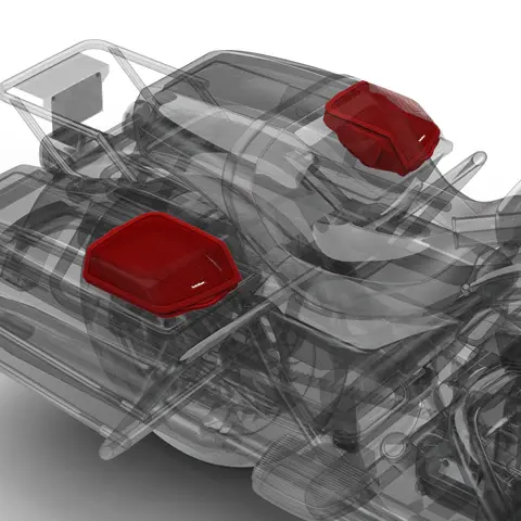 Thumbnail: Power Harley-Davidson® Rear Audio Kit (1998-2013)