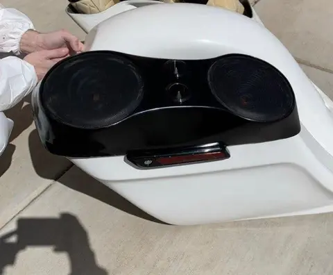 Thumbnail: Harley Davidson Double Double 8″ Speaker Lids 2014 To 2022