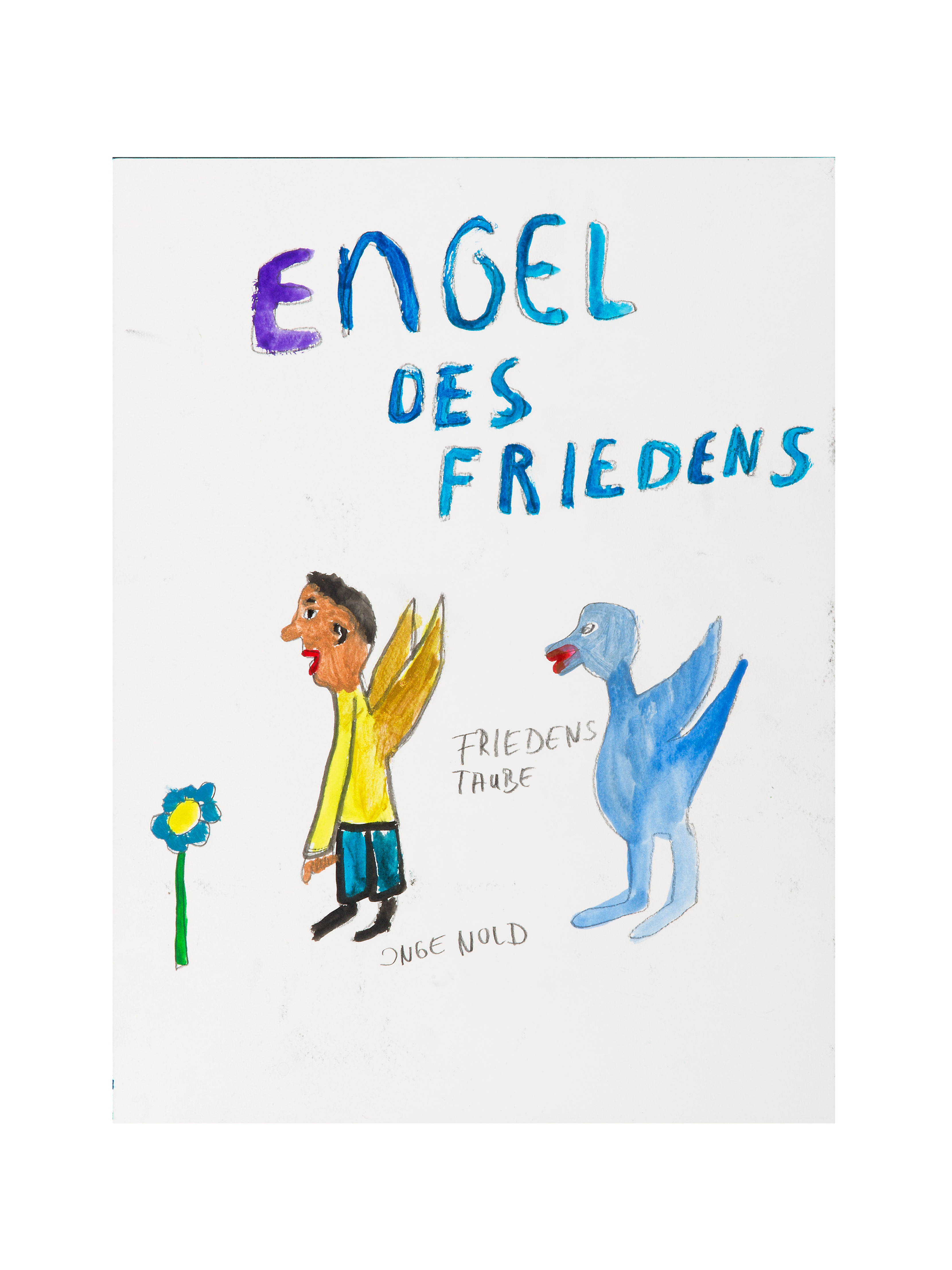 Engel des Friedens (Klappkarte mit Umschlag)