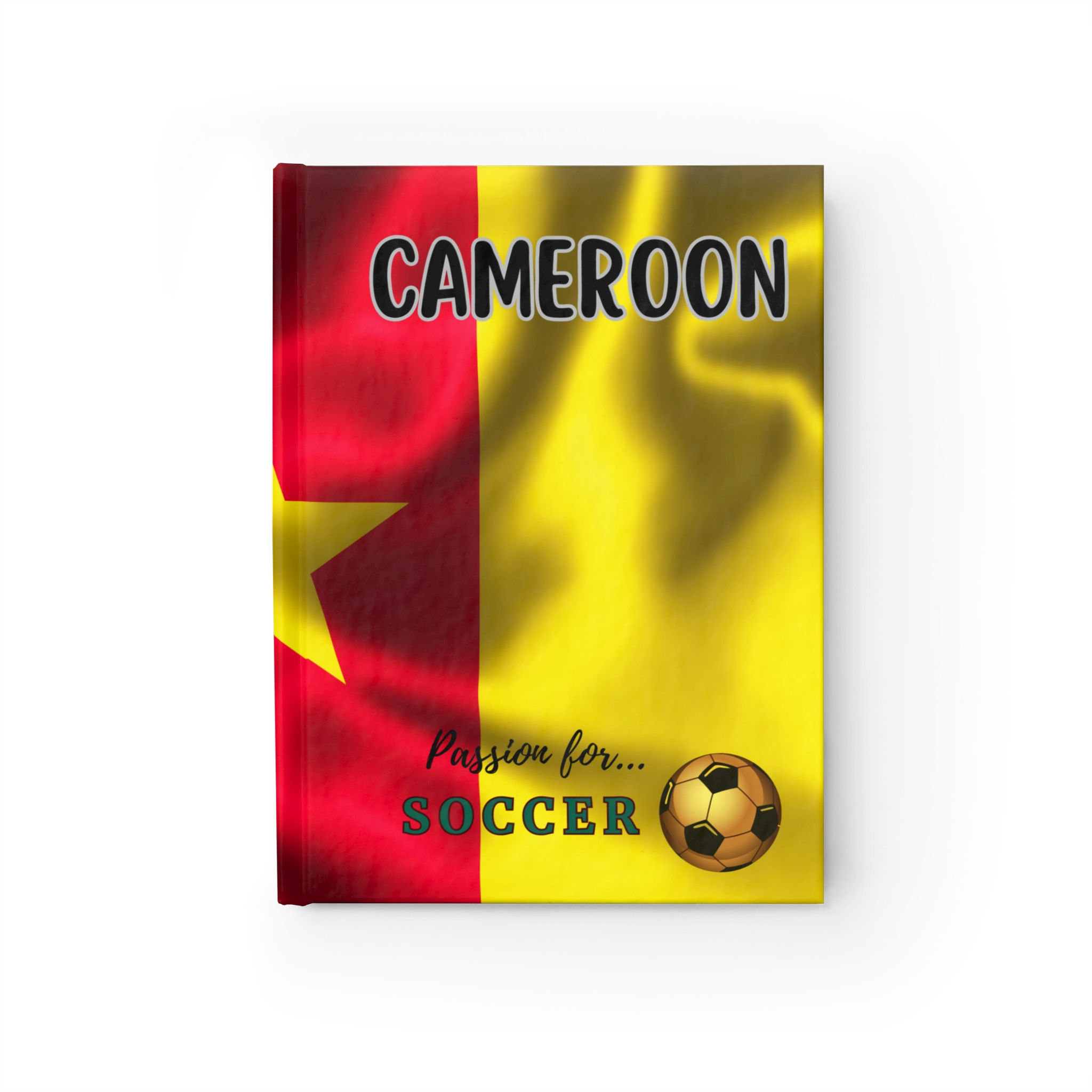 Cameroon -Soccer Flags Journal- Personalized-University -School- sport-